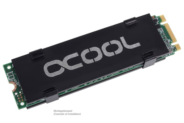 Alphacool HDX - M.2 SSD M01 M.2 NVMe SSD VGA-kylare Svart
