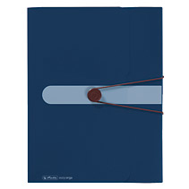 Herlitz 11279841 kansio Polypropeeni (PP) Sininen A4