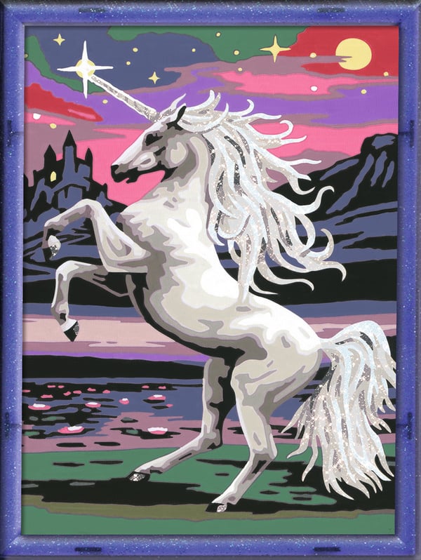 Miniatyrbild 2 av 2: Ravensburger 28563 målarpapper- & böcker Färg efter nummer-sats