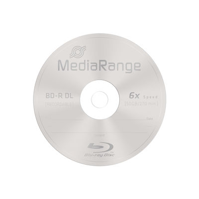 MediaRange MR508 blank Blu-ray disk BD-R DL 50 GB 25 stk