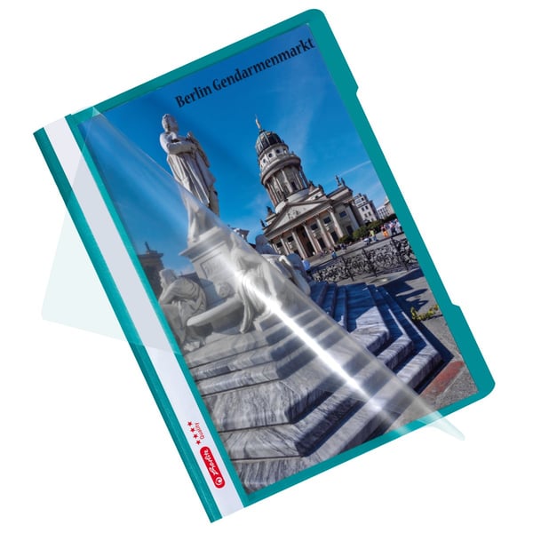 Herlitz 50016204 rapportomslag Polypropylen (PP) Turkos