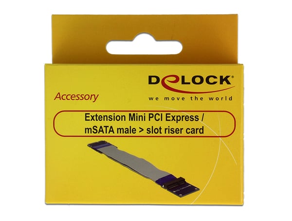 Miniatyrbild 3 av 3: DeLOCK 65837 nätverkskort/adapters Intern mSATA