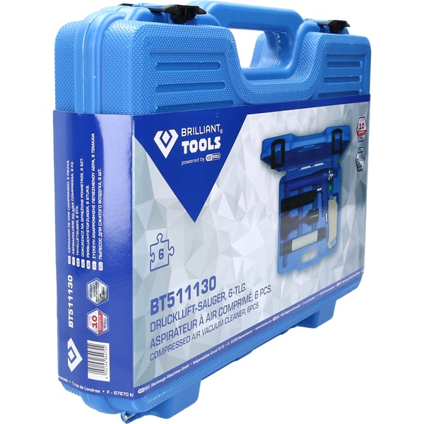 Miniatyrbillede 4 af 16: Brilliant Tools BT511130 tilbehør til luftkompressor 6 stk