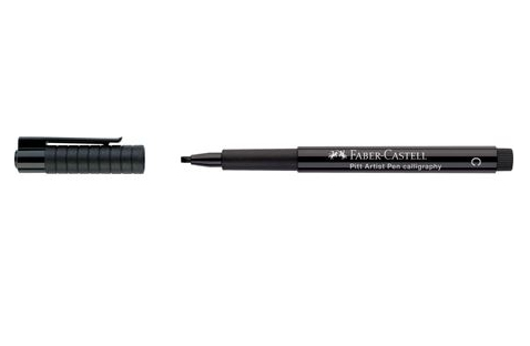 Faber-Castell 8704029 kalligrafiakynä Musta 1 kpl