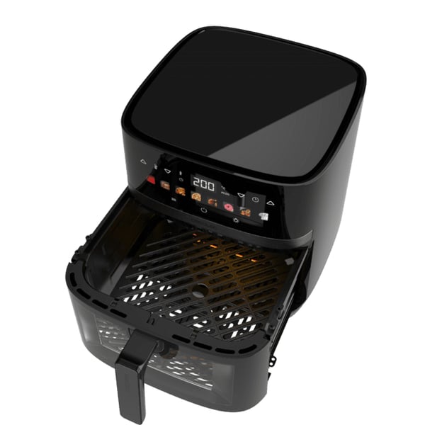 Miniatyrbild 12 av 14: Cecotec Cecofry&Grill Duoheat 8000 Single 8 l Fristående 2200 W Varmluftsfritös Svart