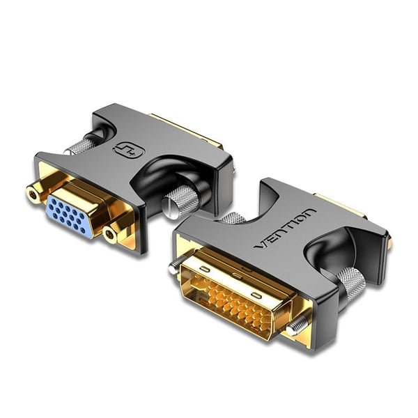 Vention ECFB0 kabel kønsskifter DVI(24+5) VGA Sort