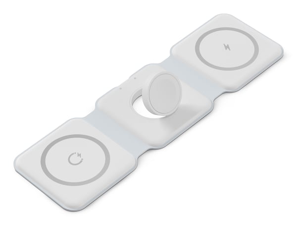 Miniatyrbillede 3 af 4: Ksix BXCQI153N1B oplader til mobil enhed Universel Hvid USB Trådløs opladning Hurtig opladning Indendørs