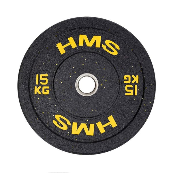 Miniatyrbillede 1 af 2: HMS Fitness HTBR15 1 stk Olympic Gummibelagt vægtskive