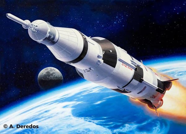 Revell Apollo Saturn V Rymdraketmodell Monteringssats 1:144