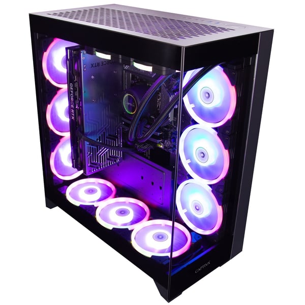 CAPTIVA Highend Gaming R90-302 AMD Ryzen™ 9 9950X3D 64 GB DDR5-SDRAM 2 TB SSD NVIDIA GeForce RTX 5080 Windows 11 Home Mini Tower PC Sort
