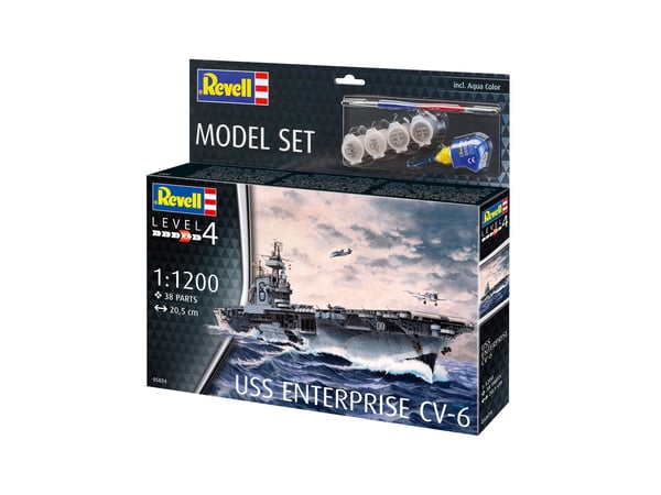 Miniatyrbillede 2 af 11: Revell 65824 skalamodel Model af skib Monteringssæt 1:1200