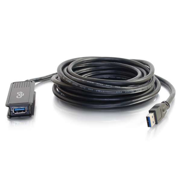 Pikkukuva 3 / 4: C2G 39939 USB-kaapeli USB 3.2 Gen 1 (3.1 Gen 1) 5 m USB A 5 Gbit/s Musta