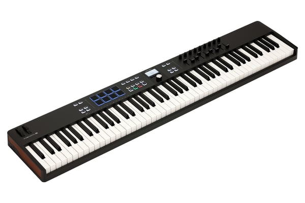 Pikkukuva 2 / 4: Arturia KeyLab Essential 88 mk3 MIDI-kosketin 88 kosketinta USB Musta, Valkoinen
