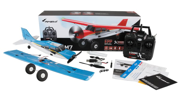 Miniatyrbillede 7 af 8: Amewi RC Fly Maule M7 Brushless 510MM 4-Kanal 3D/6G Blå