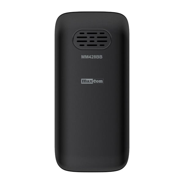 MaxCom Comfort MM428 4,57 cm (1.8") 78 g Svart, Röd Seniortelefon