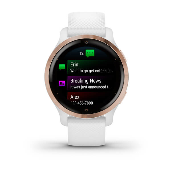 Miniatyrbillede 8 af 8: Garmin Venu 2S 2,79 cm (1.1") AMOLED 40 mm Digital 360 x 360 pixel Berøringsskærm Roseguld Wi-Fi GPS (satellit)
