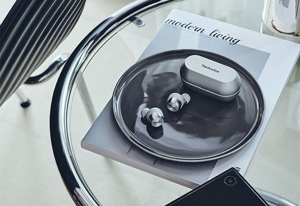 Technics EAH-AZ70W Kuulokkeet Langaton In-ear Puhelut/Musiikki Bluetooth Hopea