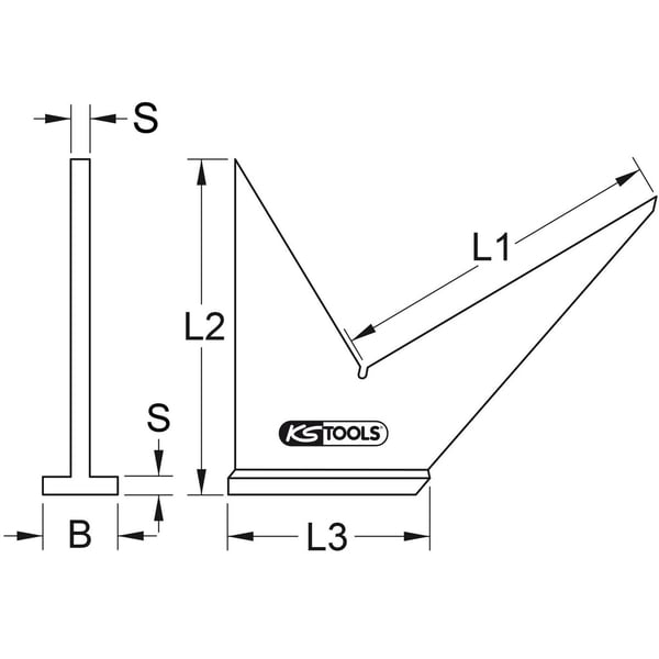 Miniatyrbillede 2 af 2: KS Tools 300.0218 firkant