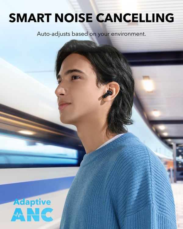 Soundcore P40i Kuulokkeet Langaton In-ear Puhelut/Musiikki/Urheilu/Päivittäinen Bluetooth Musta