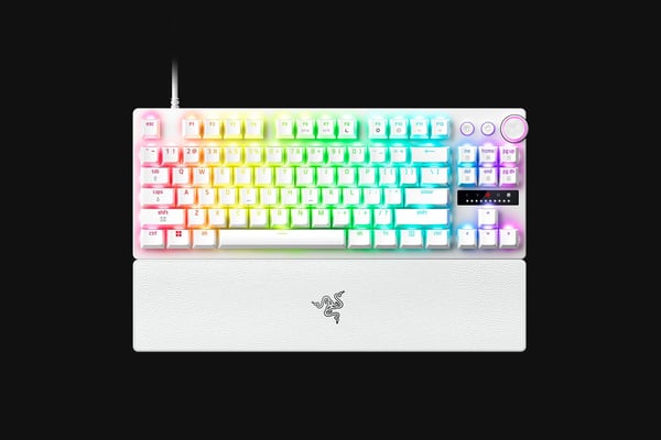 Pikkukuva 1 / 6: Razer Huntsman V3 Pro Tenkeyless 8KHz näppäimistö Pelaaminen USB Valkoinen
