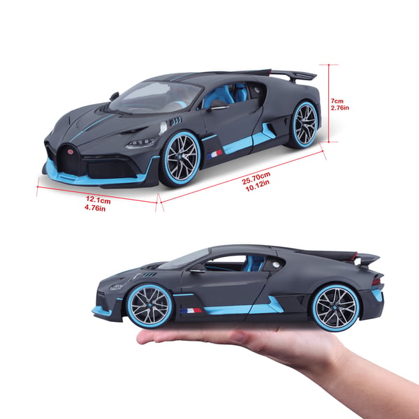BBURAGO Bugatti Divo Modellsuperbil Förmonterad 1:18