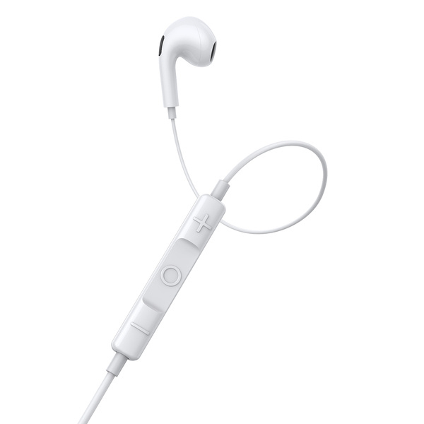Miniatyrbild 5 av 11: Baseus H17 Headset Kabel I öra Samtal/musik Vit