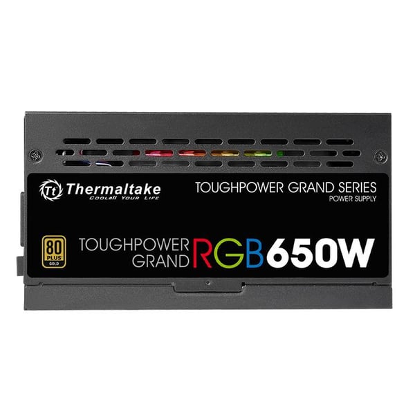 Miniatyrbillede 3 af 10: Thermaltake Toughpower Grand RGB enhed til strømforsyning 650 W 24-pin ATX ATX Sort