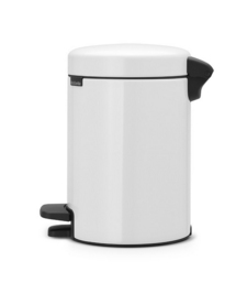 Miniatyrbillede 2 af 5: Brabantia 112126 skraldespand 3 L Rund Hvid