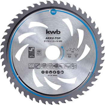 kwb 588254 rundsavklinge 21,6 cm 1 stk