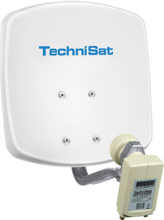 TechniSat DigiDish 33 satellitantenner 10,7 - 12,75 GHz Vit