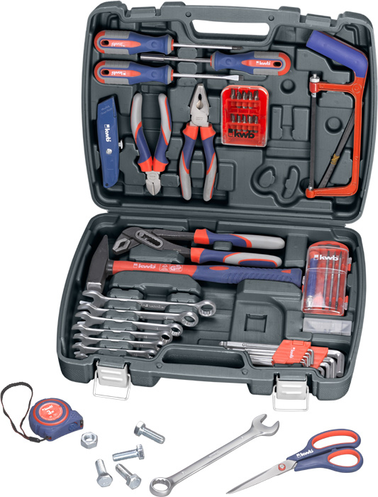 Miniatyrbild 7 av 9: kwb Tool Case 65 PC 65 verktyg