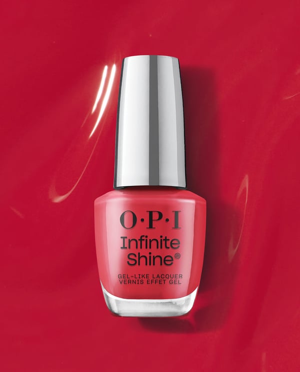 Miniatyrbillede 1 af 3: OPI Infinite Shine Dutch Tulips neglelak 15 ml Rød Glans