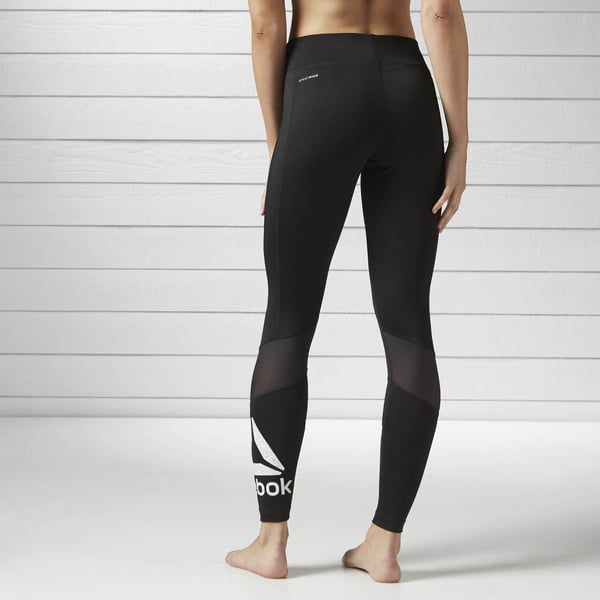 Miniatyrbillede 3 af 3: Reebok Workout Ready Graphic Sort, Hvid