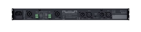 AUDAC EPA152 audio forstærker 2.0 kanaler Sort