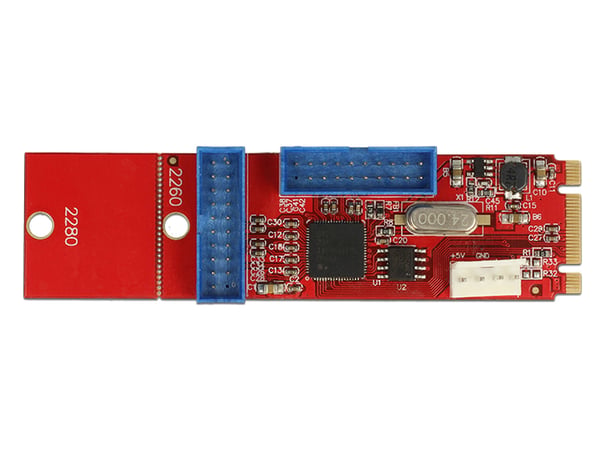 Miniatyrbillede 3 af 5: DeLOCK 62843 interface-kort/adapter Intern USB 3.2 Gen 1 (3.1 Gen 1)