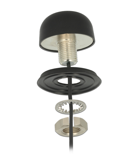 Navilock 89488 satellitantenne Sort