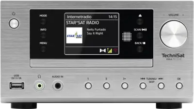 TechniSat VIOLA 700 CD IR Kodin mikroaudiojärjestelmä 40 W Musta