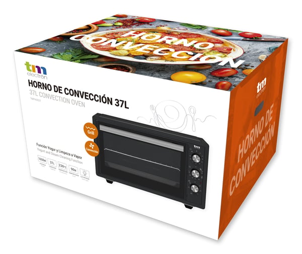 TM Electron TMPHO037 ovn 37 L 1650 W Sort