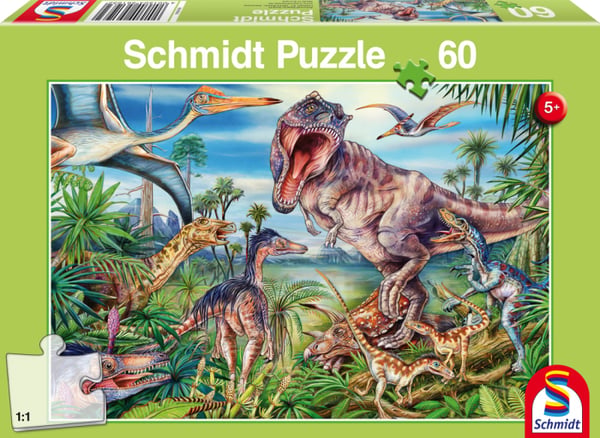 Pikkukuva 1 / 2: Schmidt Spiele 56193 palapeli Kuviopalapeli 60 kpl Dinosaurukset