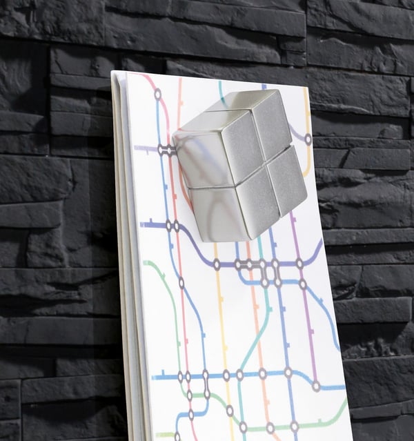 Sigel GL249 magnettavle og tilbehør Glas 1300 x 550 mm Sort