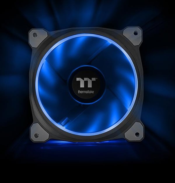 Pikkukuva 11 / 12: Thermaltake Riing Plus Tietokonekotelo Tuuletin 12 cm Monivärinen