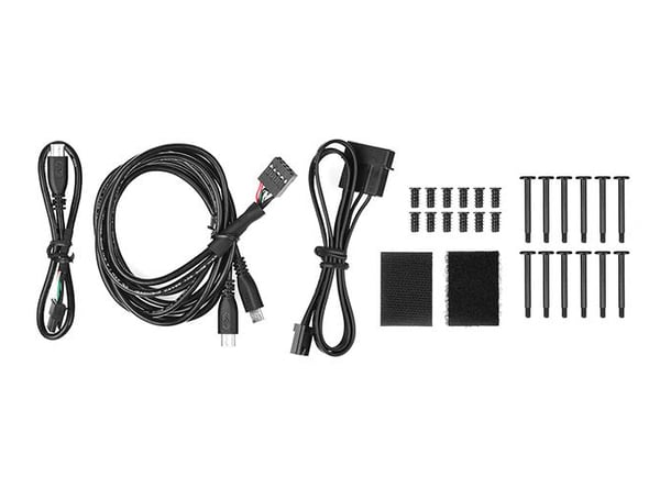 Pikkukuva 7 / 12: Thermaltake Riing Plus Tietokonekotelo Tuuletin 12 cm Monivärinen