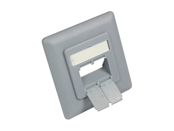Alcasa GC-N0053 pistorasian kansi RJ-45 Harmaa 1 kpl