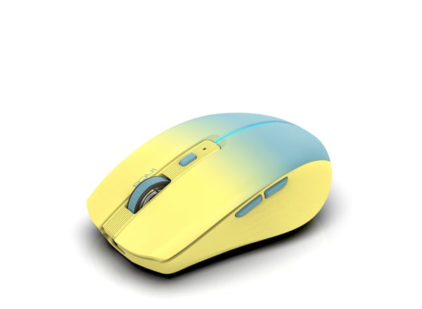 Inca IWM-511RS hiiri Office Oikeakätinen RF Wireless + Bluetooth + USB Type-C Optinen 1600 DPI