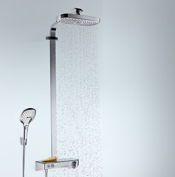 Miniatyrbillede 2 af 5: Hansgrohe Raindance Select E brusesystem Krom