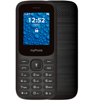 myPhone MP2220 mobiltelefon 4,5 cm (1.77") 67,5 g Sort Kameratelefon