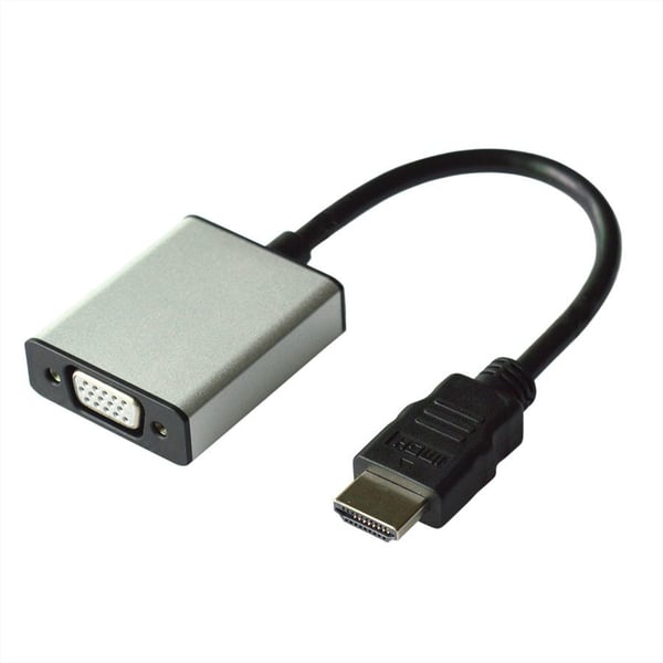 Miniatyrbillede 1 af 2: VALUE HDMI - VGA+3.5mm VGA (D-Sub) + 3.5mm Sort, Sølv