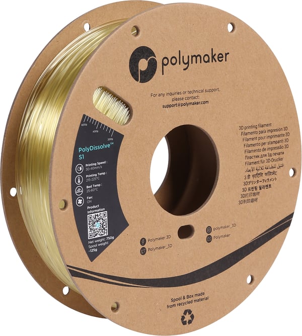 Miniatyrbillede 1 af 6: Polymaker PH01001 3D print materiale PVA 750 g