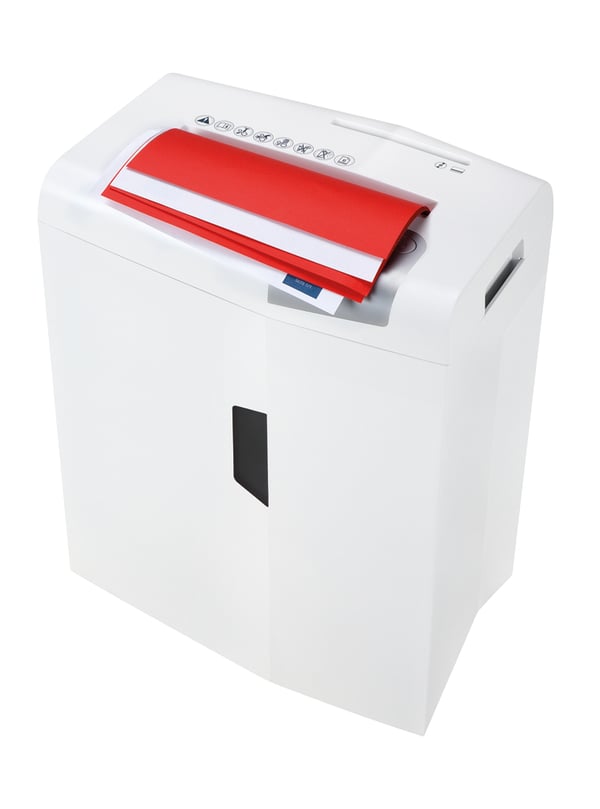 Pikkukuva 7 / 10: HSM X6pro paperisilppuri Silpuksi leikkaava 58 dB 22 cm Hopea, Valkoinen