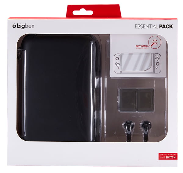 Miniatyrbild 6 av 8: Bigben Interactive SWITCHPACK1 väskor för bärbara spelkonsoller Överdrag Nintendo Svart